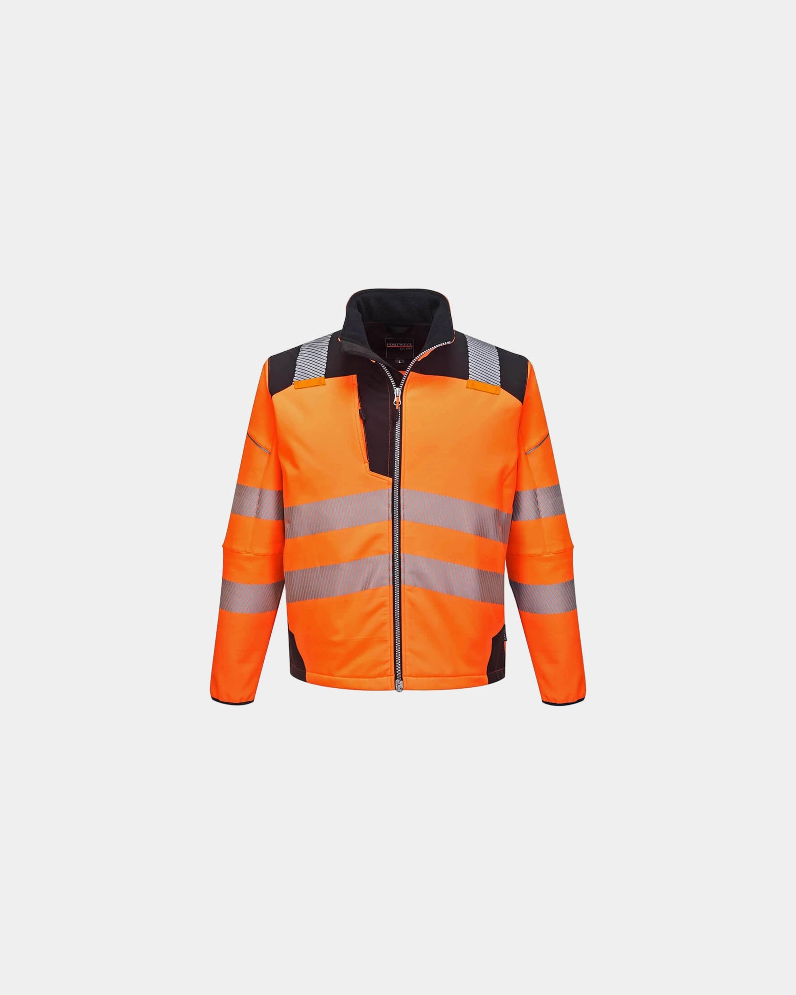 Softshell alta visibilità impermeabile da personalizzare - Arancione